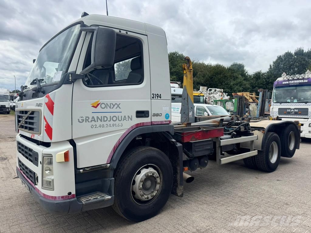 Volvo FM 12.380 **6X2-10TYRES-FRENCH TRUCK** Hákový nosič kontejnerů
