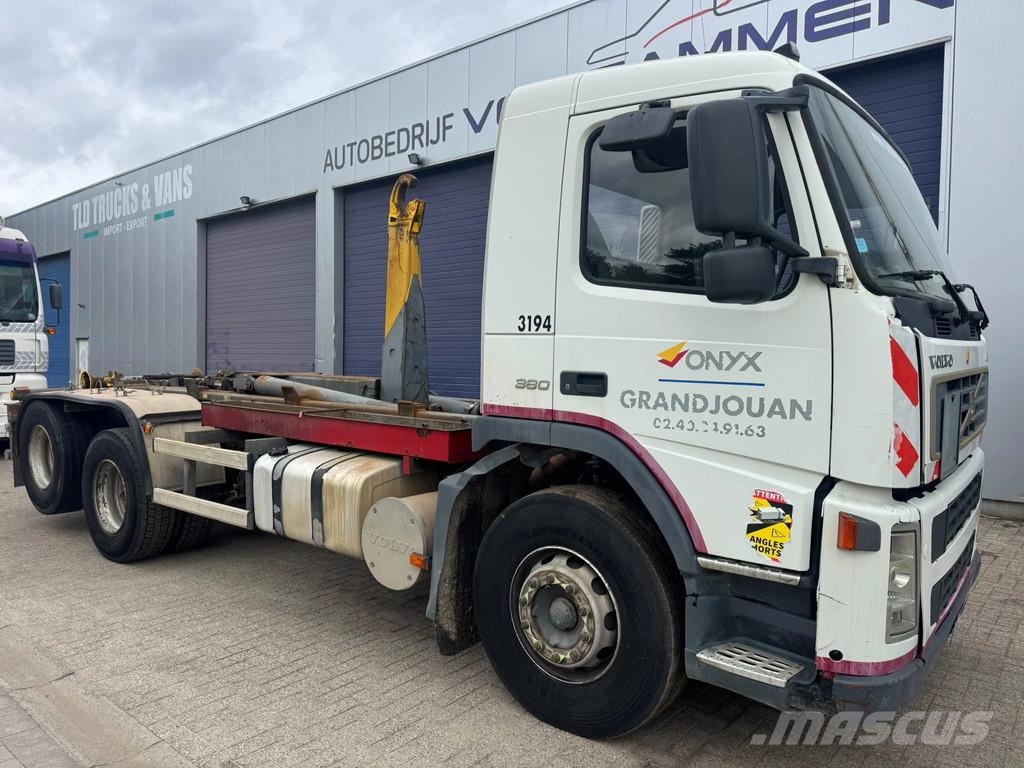 Volvo FM 12.380 **6X2-10TYRES-FRENCH TRUCK** Hákový nosič kontejnerů