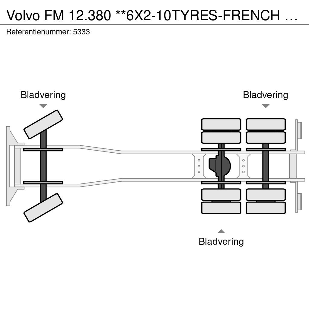 Volvo FM 12.380 **6X2-10TYRES-FRENCH TRUCK** Hákový nosič kontejnerů