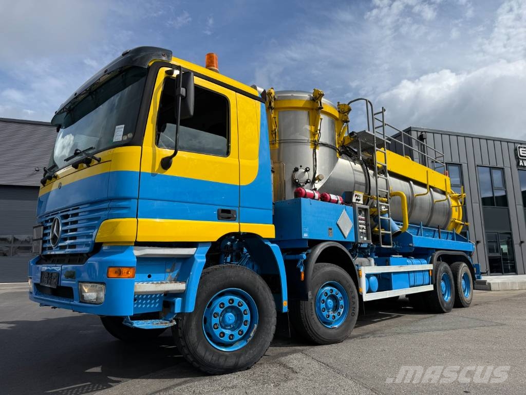 Mercedes-Benz Actros 4140 8x4 KOKS MEGAVAC 8000 ADR Tørsuger Paine-/imuautot
