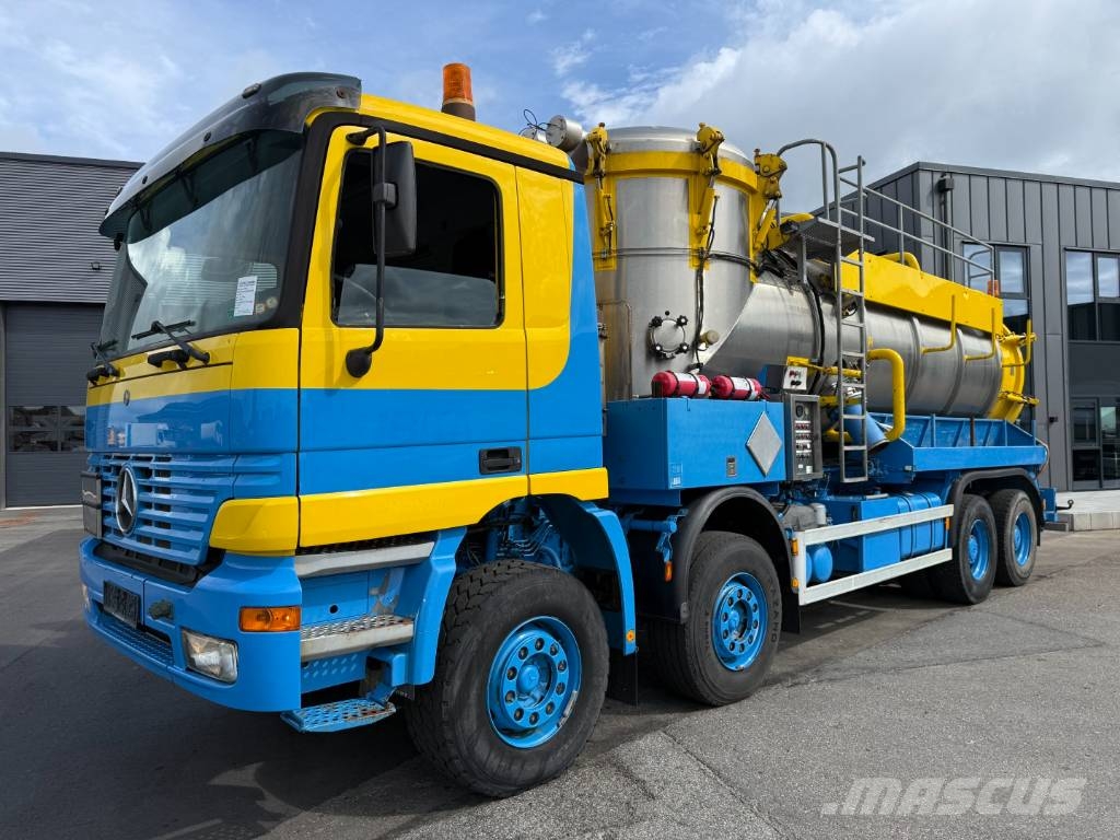 Mercedes-Benz Actros 4140 8x4 KOKS MEGAVAC 8000 ADR Tørsuger Paine-/imuautot