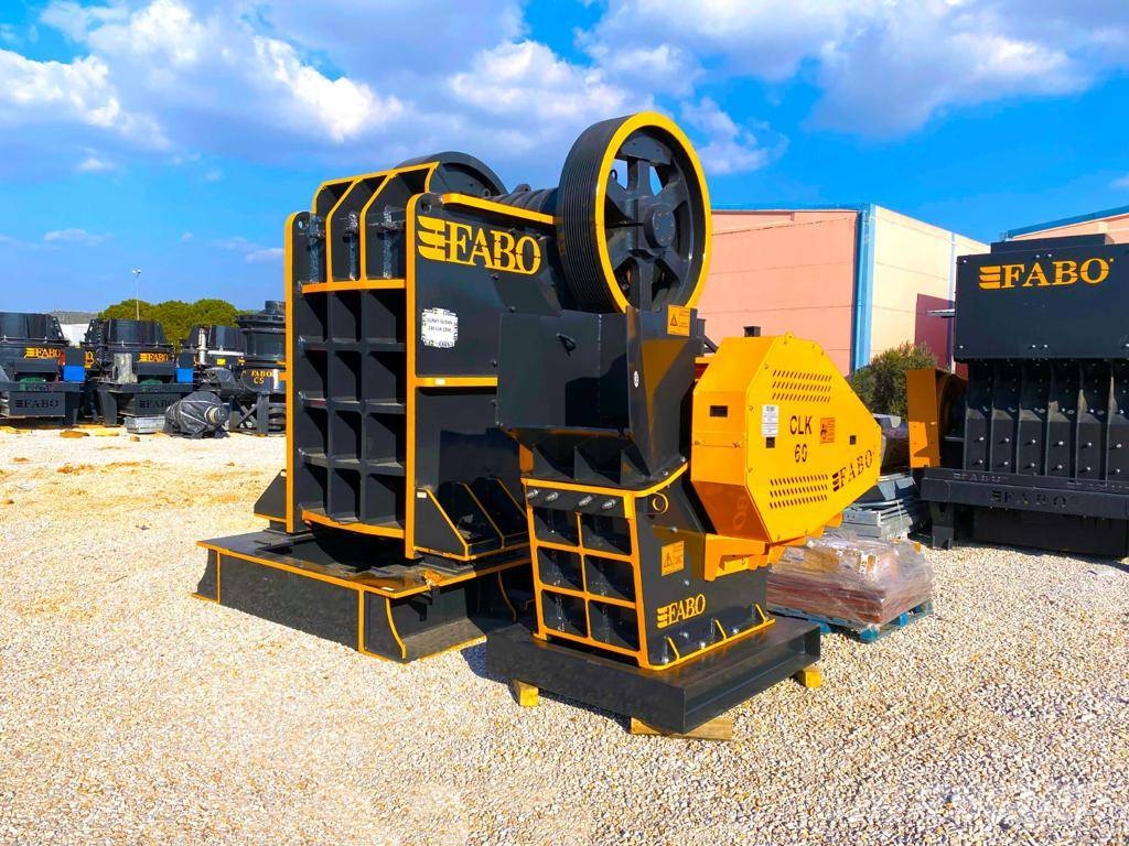 Fabo CLK-60 CONCASSEUR À MÂCHOIRE 60-120 TPH Crushers