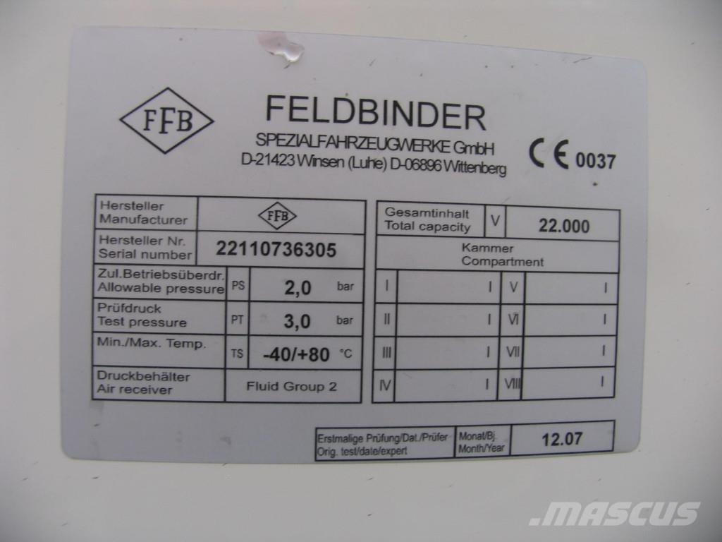 Scania R490 8x2*6 EURO 6 + 22M3 TANK CAPACITY Automobilinės cisternos