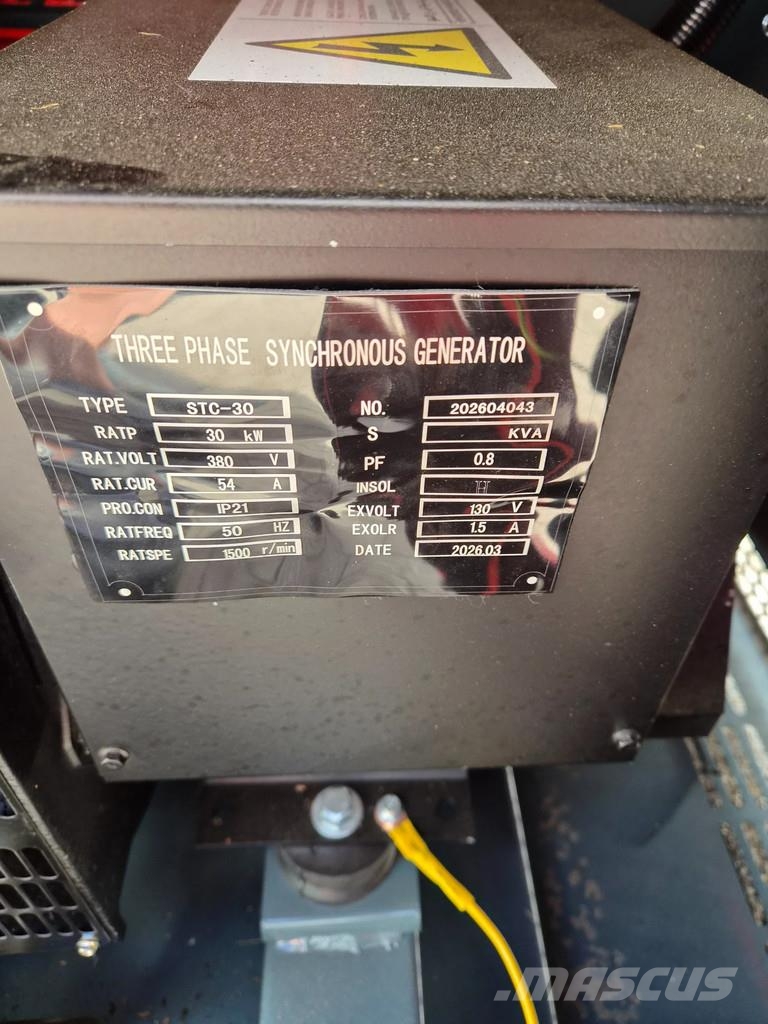 Bauer Generator 30 kva noodstroom aggregaat Citi ģeneratori