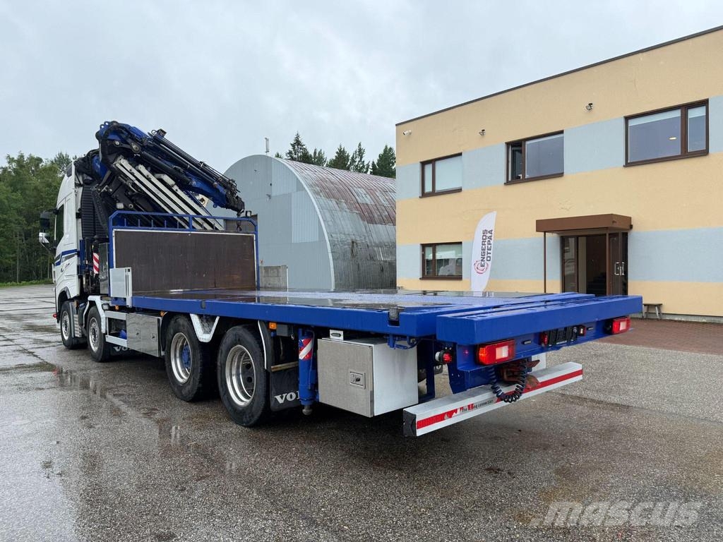 Volvo FH550 8X2 EURO6 + FASSI F660 + JIB Smagās mašīnas ar celtni