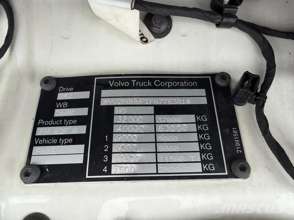 Volvo FH550 8X2 EURO6 + FASSI F660 + JIB Smagās mašīnas ar celtni