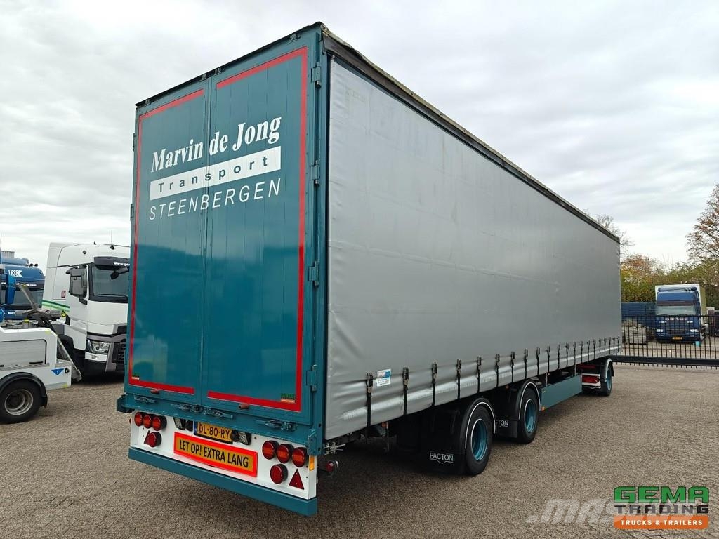 Pacton Trailers TBD.232 12.2m + DXX.110 Dolly (2022) - 2- Tovarne prikolice sa ciradom