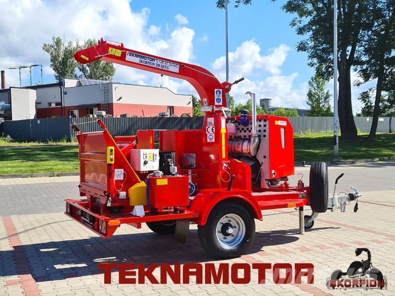 Teknamotor Skorpion 250 SDTG Wood Chipper Trituradoras de madera