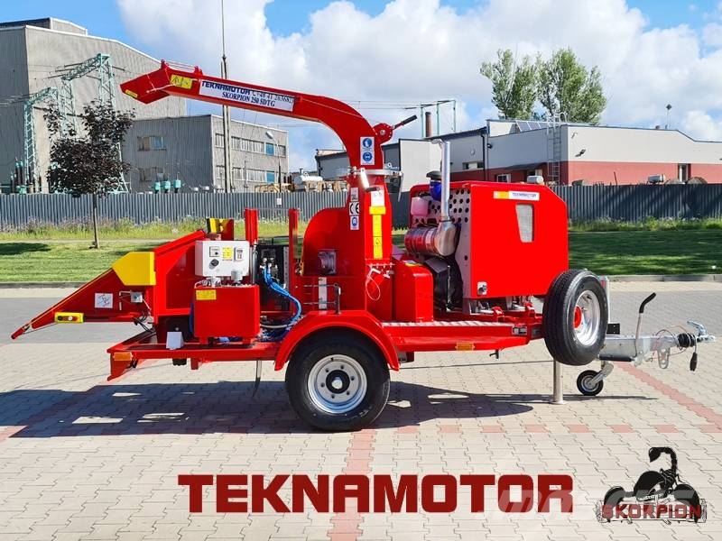 Teknamotor Skorpion 250 SDTG Wood Chipper Trituradoras de madera