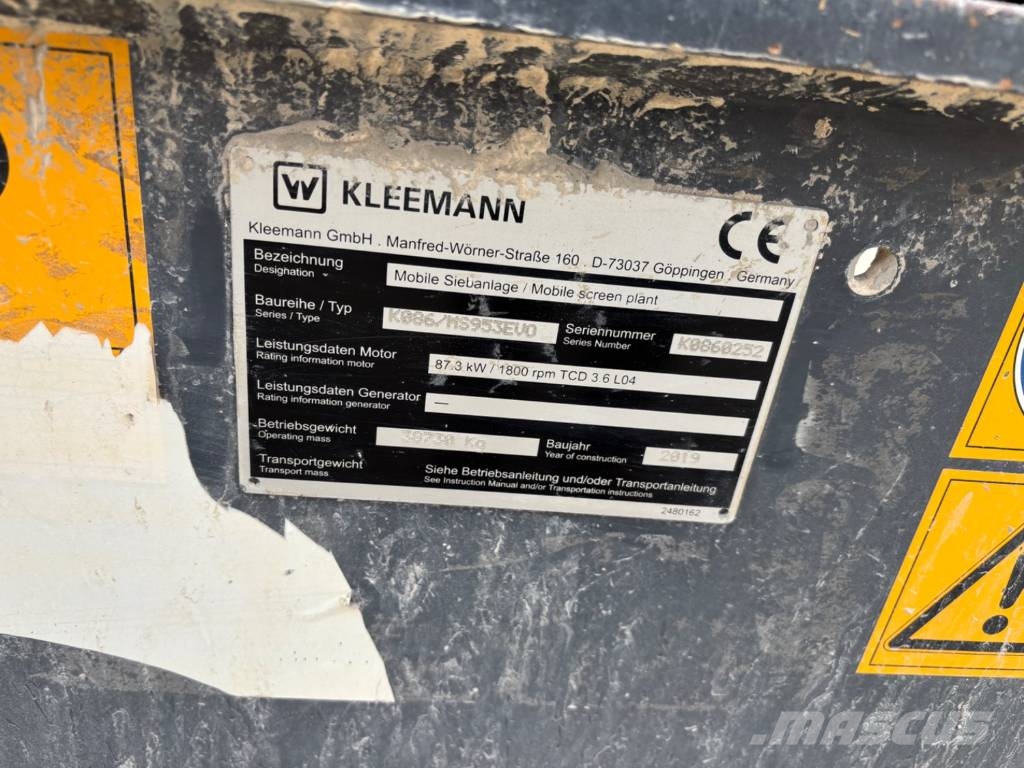 Kleemann MS 953 EVO Mobilní třídiče