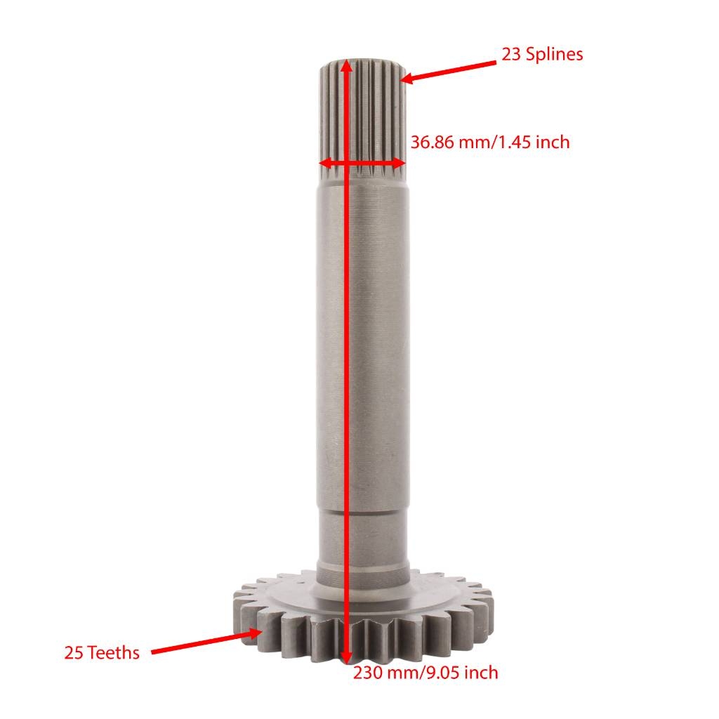 Hitachi Final Drive Gearbox Shaft 23ES/230L/25T 2042351 Transmissão