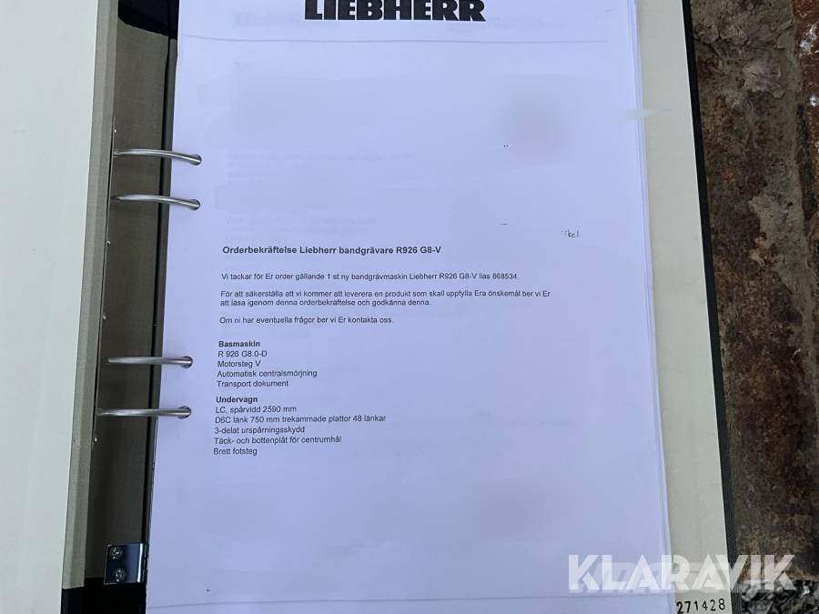 Liebherr R 926 LC Raupenbagger