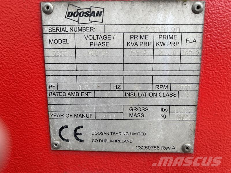Doosan G250 Dizel agregati