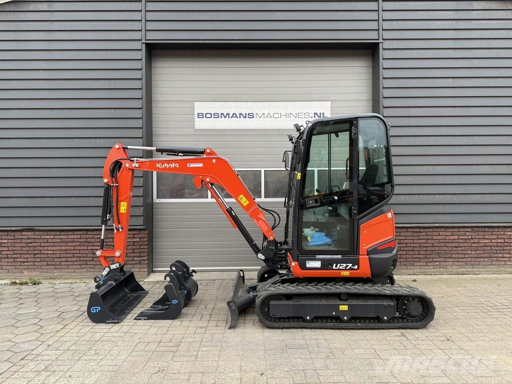 Kubota U27 hi-spec minigraver NIEUW €615 LEASE Miniexcavadoras