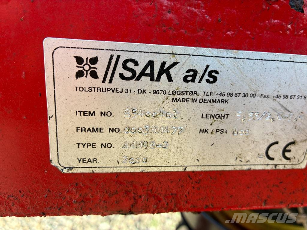 SAK 5,5 meter Kalová čerpadla a miešadla