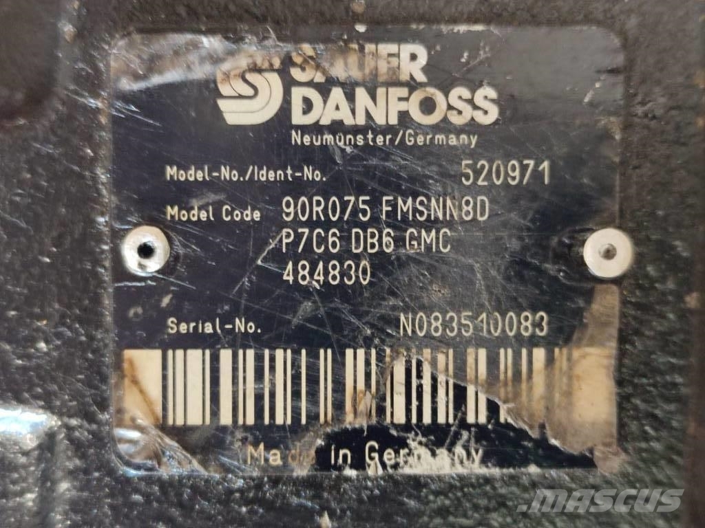 Drive pump SAUER DANFOSS 90R075 FMSNN8D MERLO P 液压