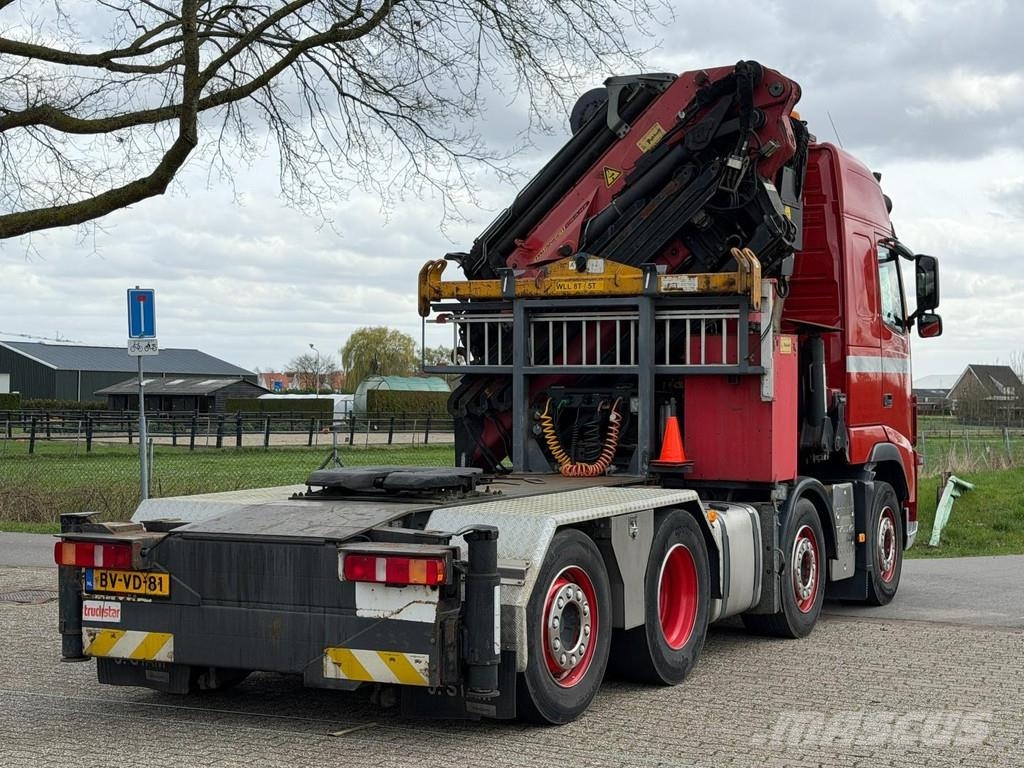 Volvo FH 8x2 CRANE PALFINGER 74tm/Flyjib /WINCH!!TOP NL Trækkere