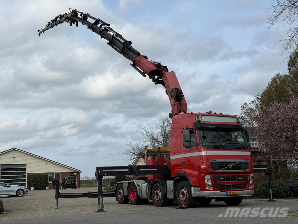 Volvo FH 8x2 CRANE PALFINGER 74tm/Flyjib /WINCH!!TOP NL Trækkere