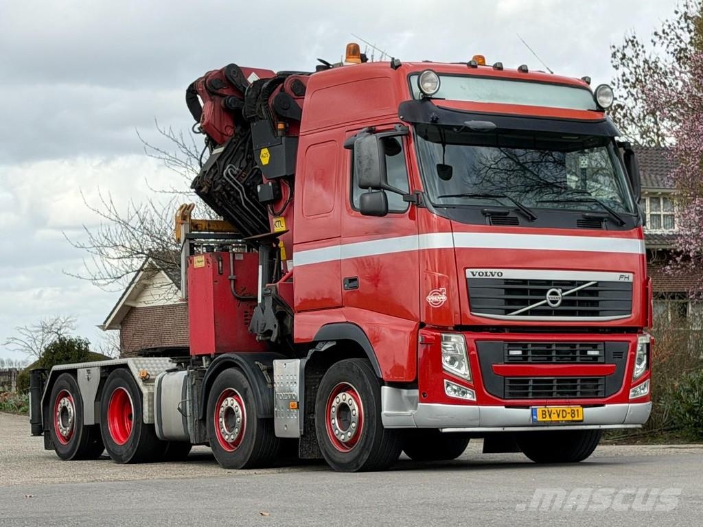 Volvo FH 8x2 CRANE PALFINGER 74tm/Flyjib /WINCH!!TOP NL Trækkere