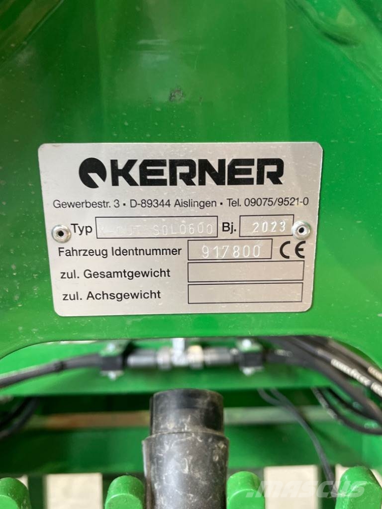 Kerner X-Cut Solo 600 Další stroje na zpracování půdy a příslušenství