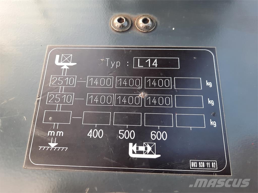 Linde L14 nur 402 Std Batterie 01/22 Stand-in stackers