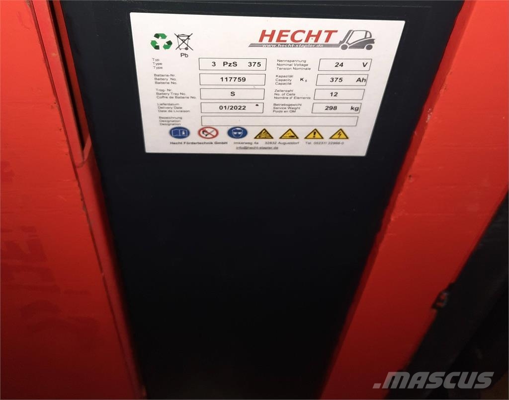 Linde L14 nur 402 Std Batterie 01/22 Ajettavat pinoamisvaunut