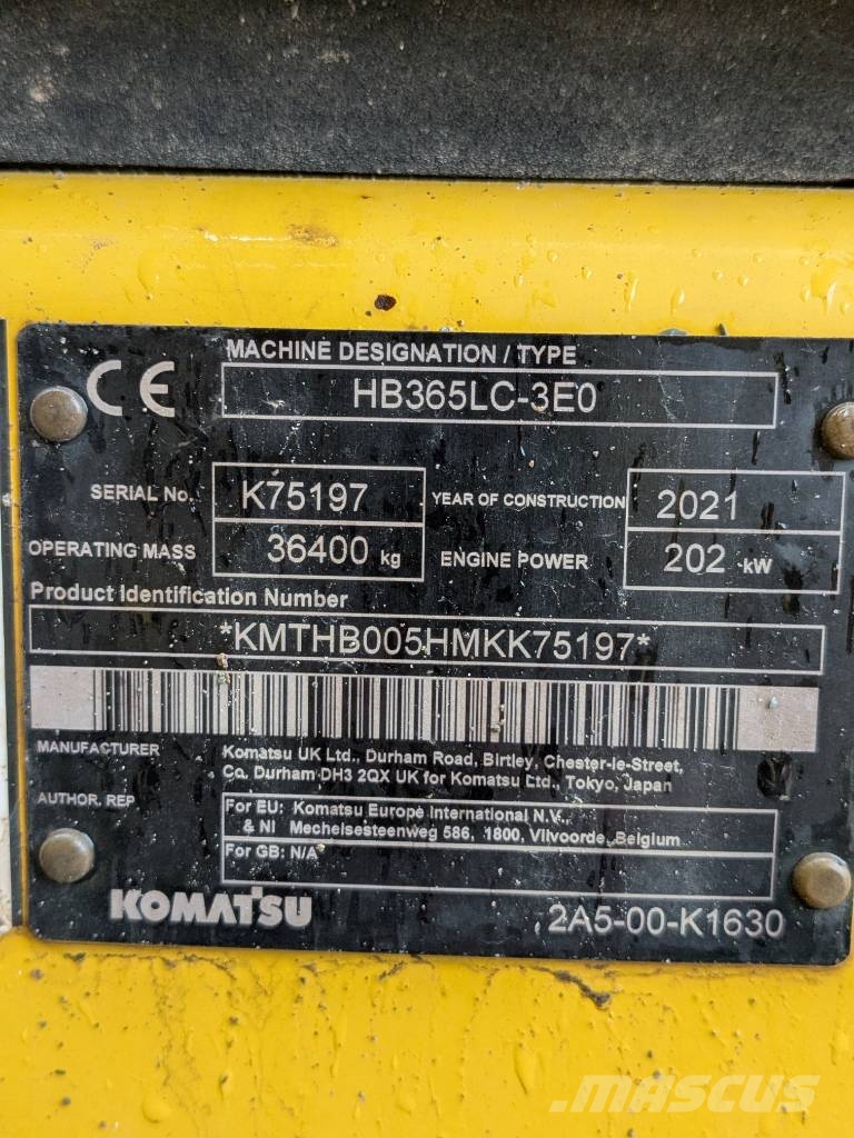 Komatsu HB 365 LC-3 Hybrid Telakaivukoneet
