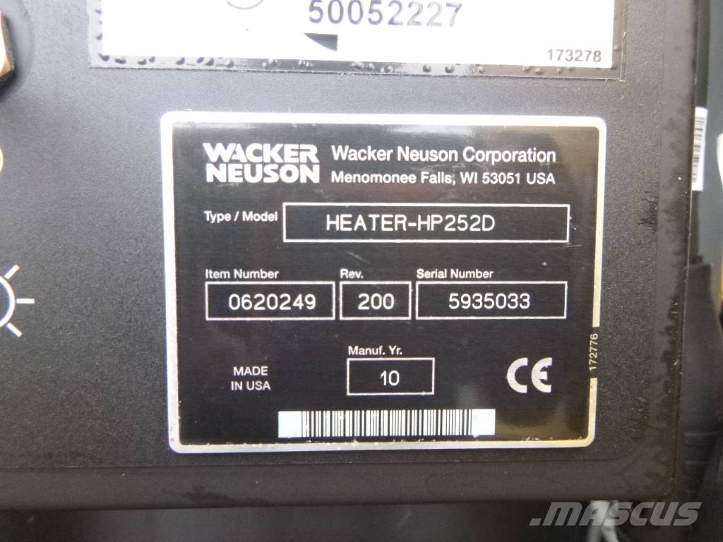 Wacker Neuson HP252D Kühl- und Heizsysteme