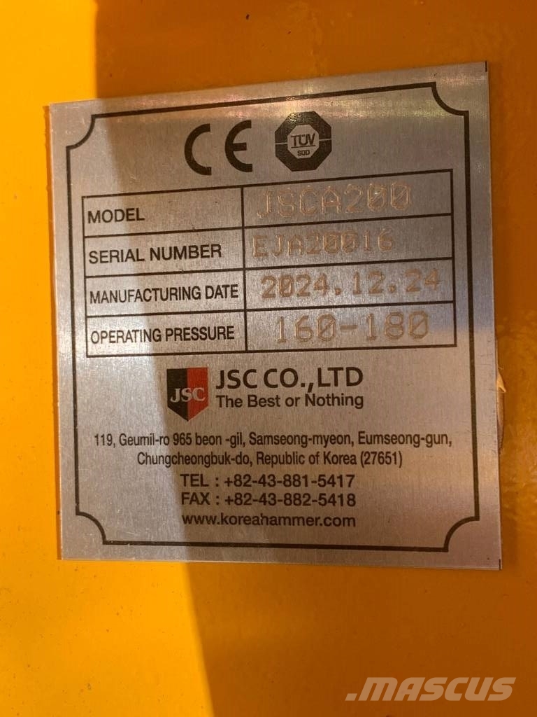 Ares A200T Hidraulic Hammer NEW Hamers en brekers