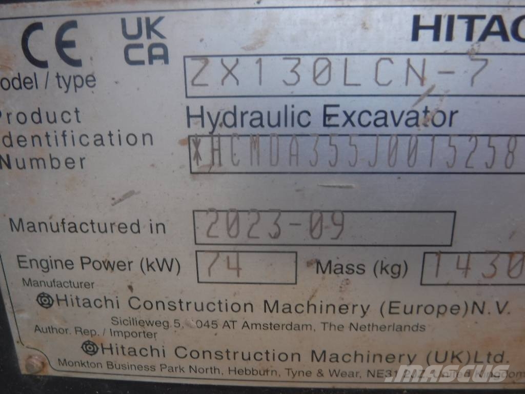 Hitachi ZX 130 LC N-7 Εκσκαφείς με ερπύστριες