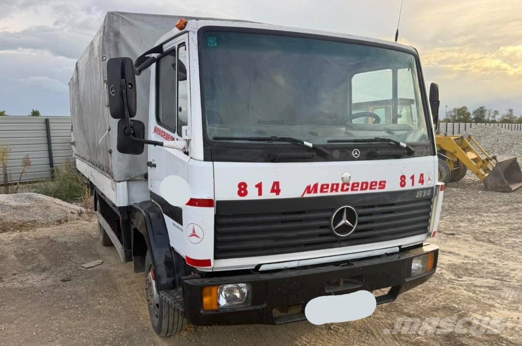 Mercedes-Benz ATEGO 814 4x2 stake body - spring - ram Camiones de cama baja