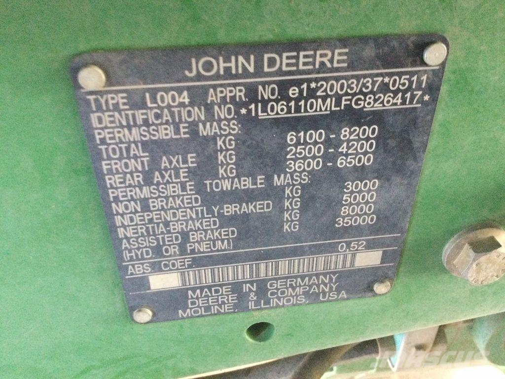John Deere 6110MC Trattori