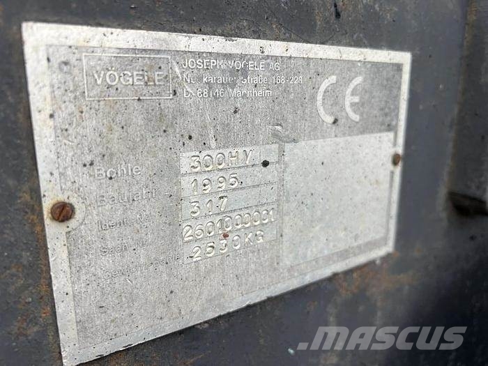 Vögele Super 2500 (06.74) Asfaltsläggningsmaskiner