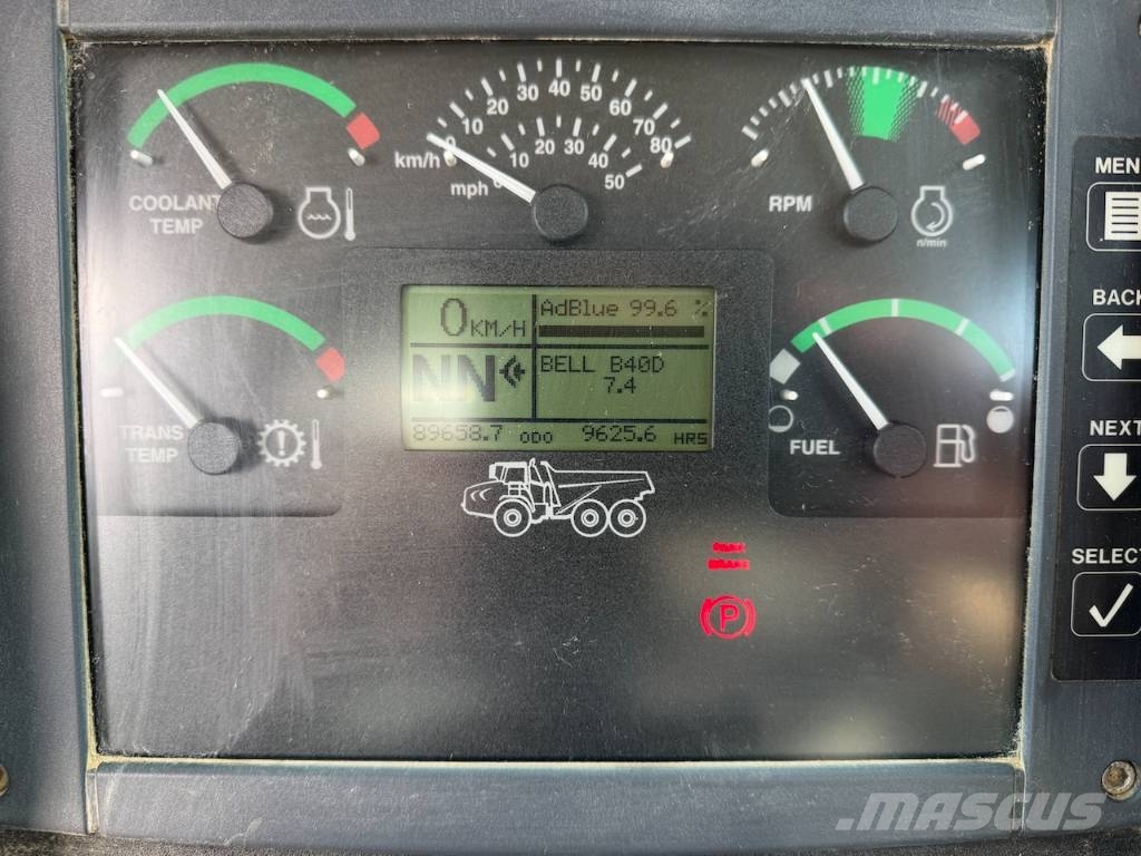 Bell B 40 D 9625 hrs!! 2 units available Dumpperit