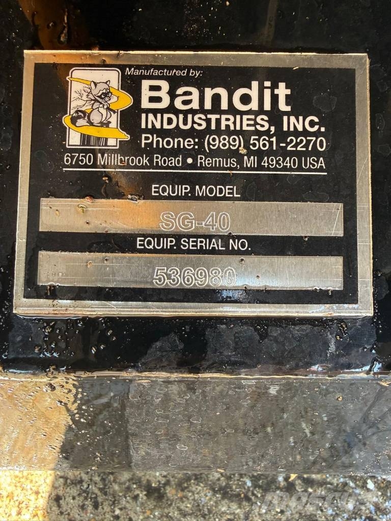 Bandit SG-40 Trituradoras de troncos