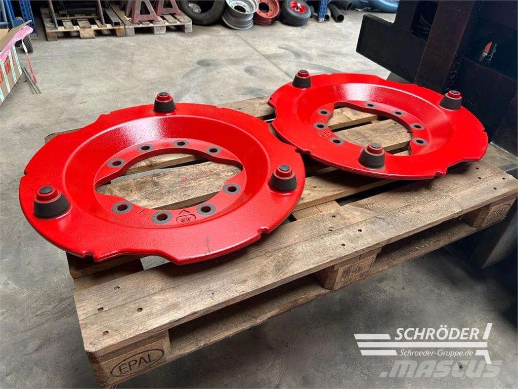 Fendt TRÄGERPLATTEN FÜR RADGEWICHTE Outros acessórios de tractores