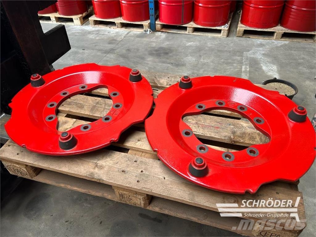 Fendt TRÄGERPLATTEN FÜR RADGEWICHTE Outros acessórios de tractores