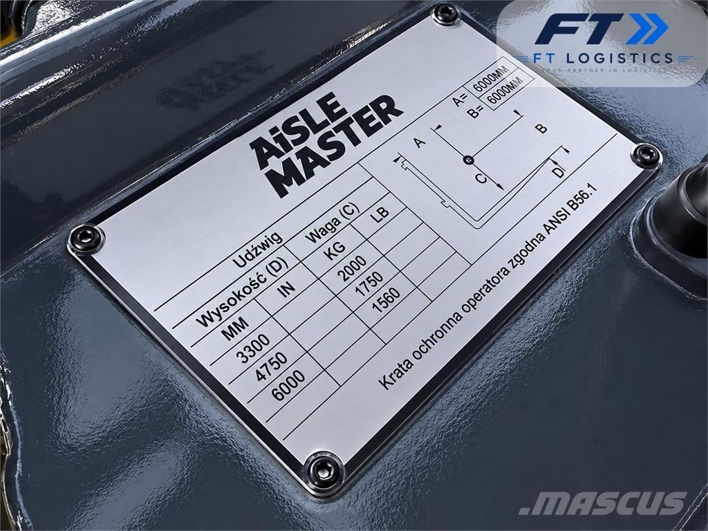 Aisle-Master 20WE | ELECTRIC | TRIPLEX 6000MM | FREE-LIFT | SID 窄巷道堆高機