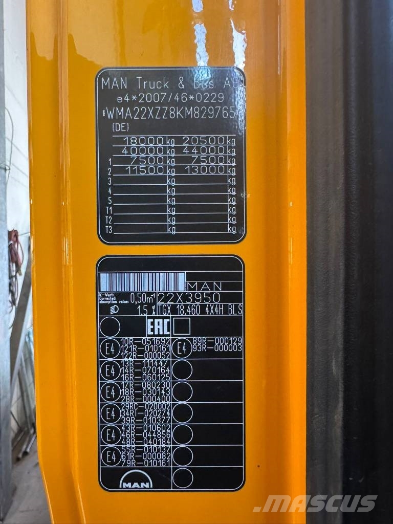 MAN TGX 18.460 ** EZ. 2019 * 204820 KM/Automatik/Hydro 트랙터 유닛