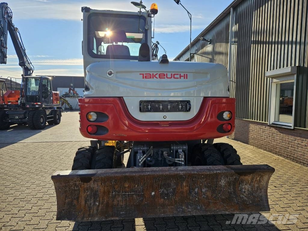 Takeuchi TB 295 W -Tiltrotator Steelwrist X12 Колесни екскаватори