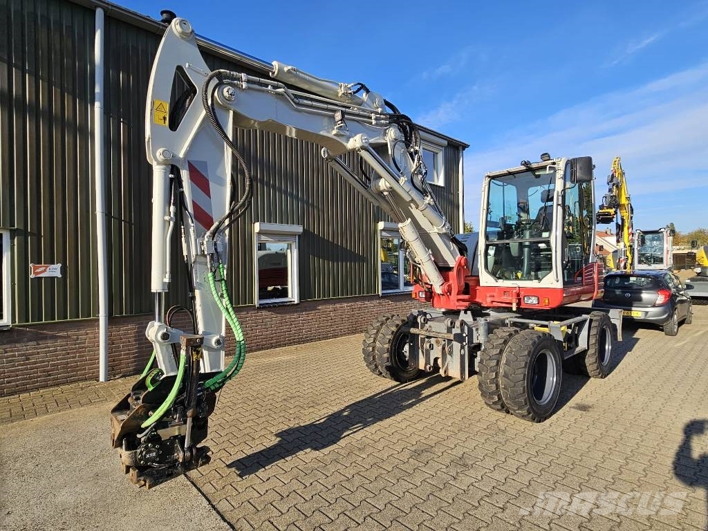 Takeuchi TB 295 W -Tiltrotator Steelwrist X12 Колесни екскаватори