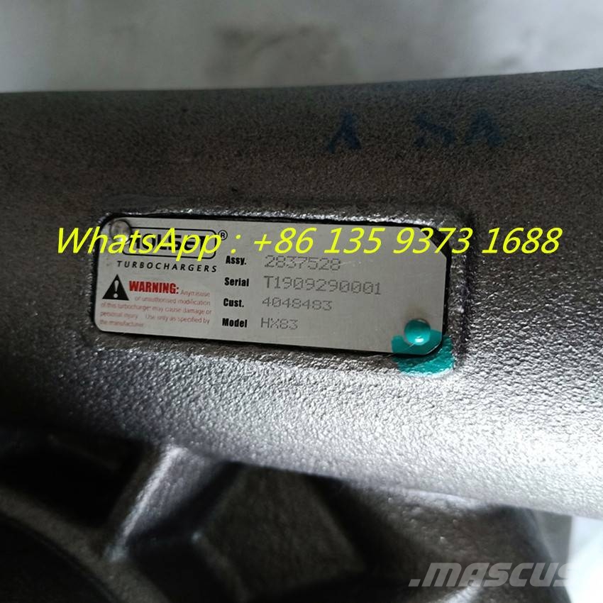 Cummins Turbo 2837528 4033756 2881771 4040241 4040240 2838 Silniki