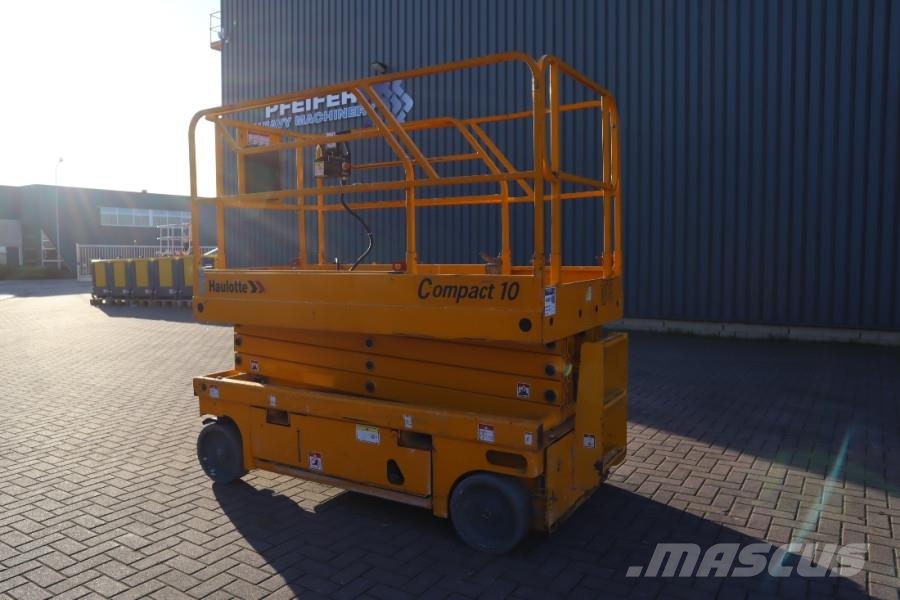 Haulotte Compact 10 Electric, 10m Working Height, 450kg Cap Scissor lifts