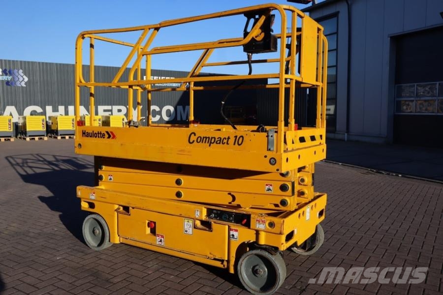 Haulotte Compact 10 Electric, 10m Working Height, 450kg Cap Scissor lifts