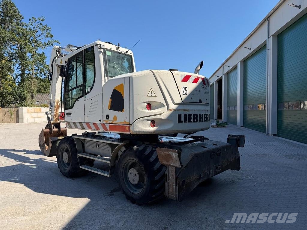 Liebherr A914 Compact Outriggers // Quick Coupler // 5x att Wheeled excavators