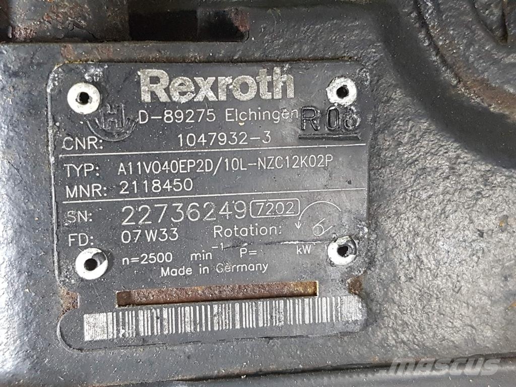 Rexroth A11VO40EP2D/10L-R902118450-Load sensing pump Hydraulika