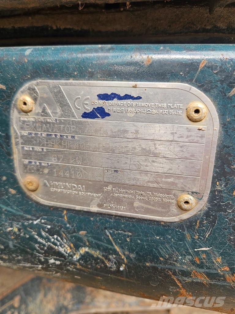 Hyundai HX 140 L Bageri guseničari