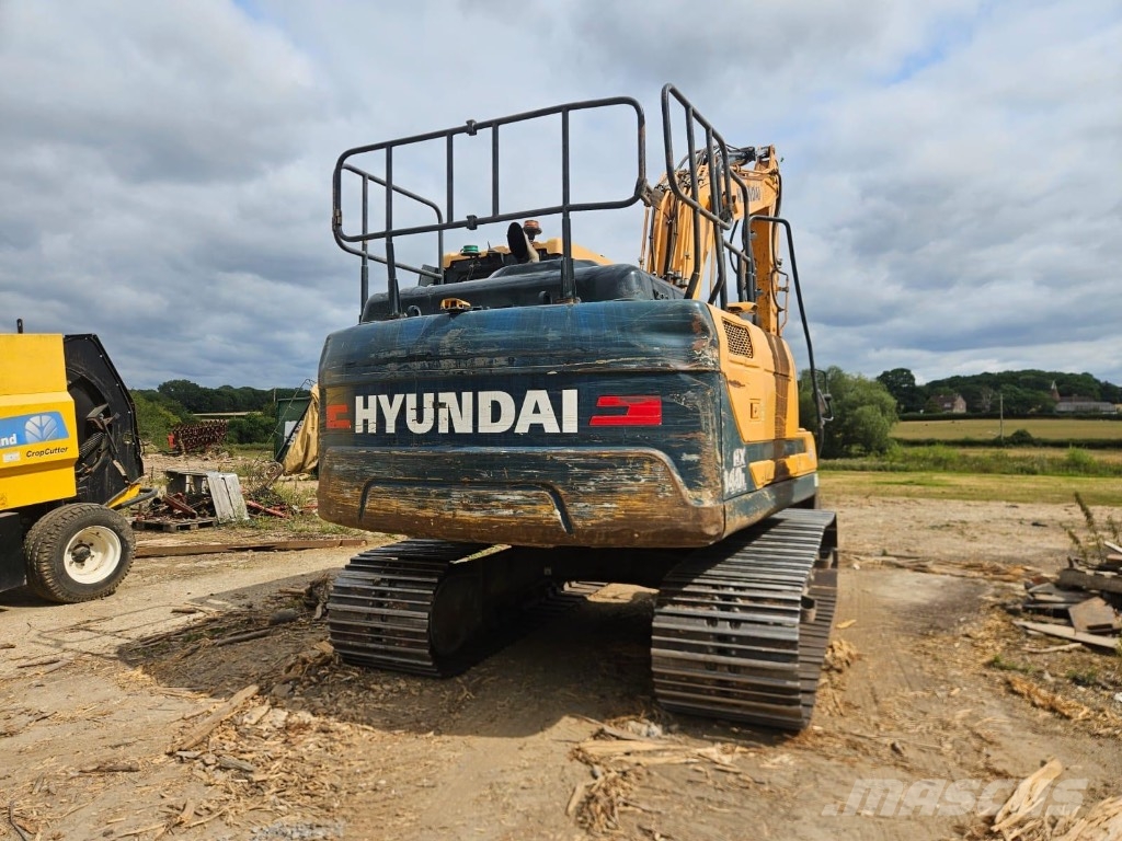Hyundai HX 140 L Bageri guseničari
