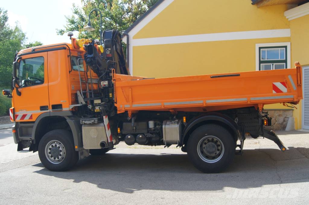 Mercedes-Benz ACTROS 1832 /4x4/TÜV/HIAB 111/MEILLER/Winterdienst Tipper trucks
