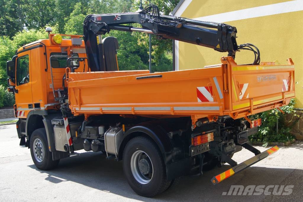 Mercedes-Benz ACTROS 1832 /4x4/TÜV/HIAB 111/MEILLER/Winterdienst Tipper trucks